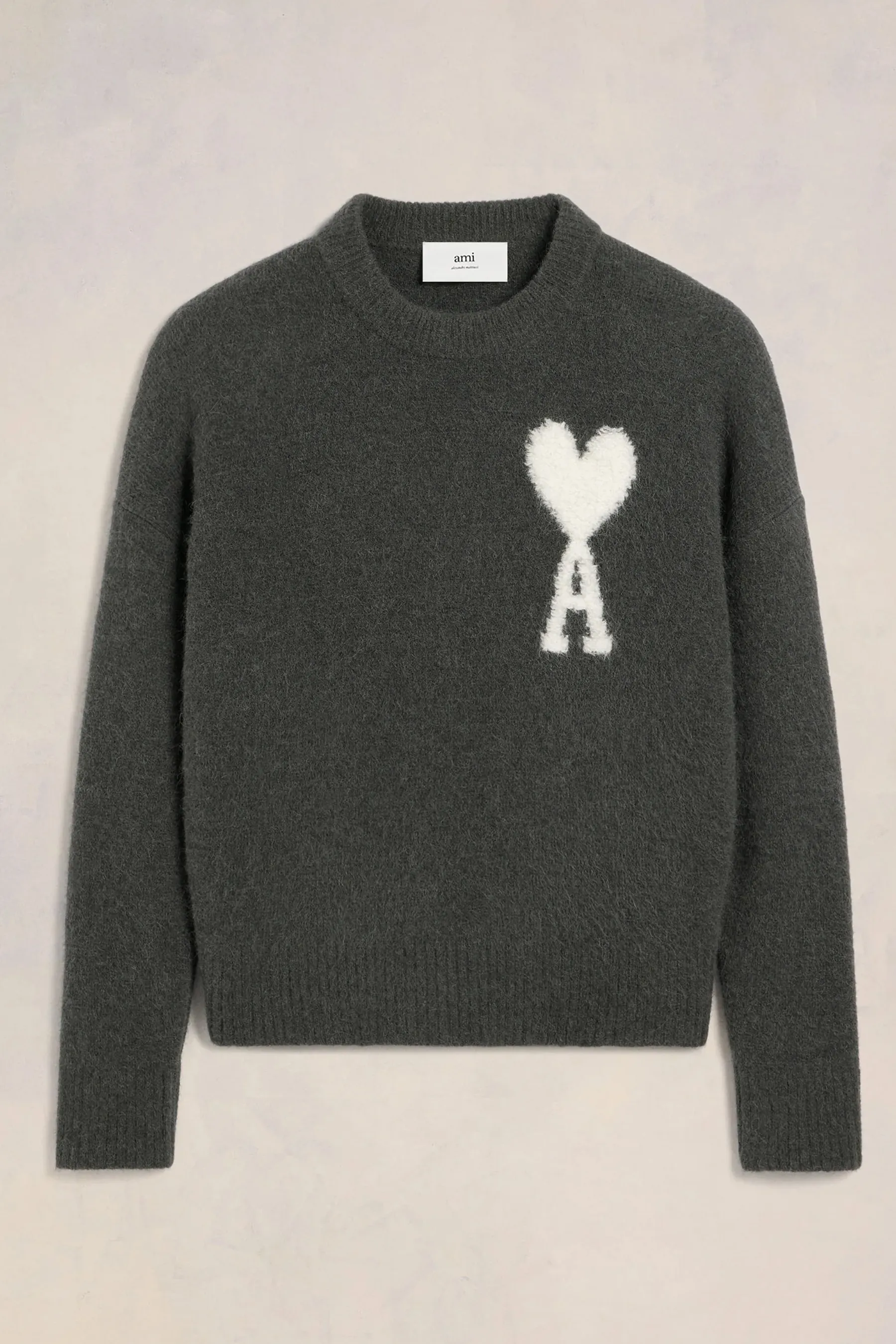 AMI PARIS Ami De Coeur Alpaca Blend Sweater  