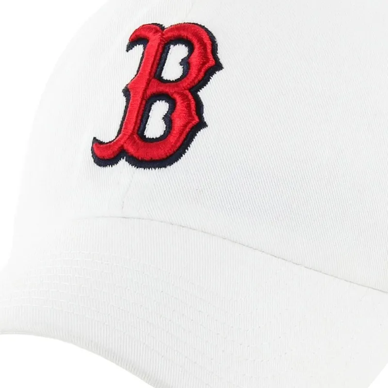Boston Red Sox '47 Brand Clean Up Weiße Cap | MLB Baseball | Relaxed Fit