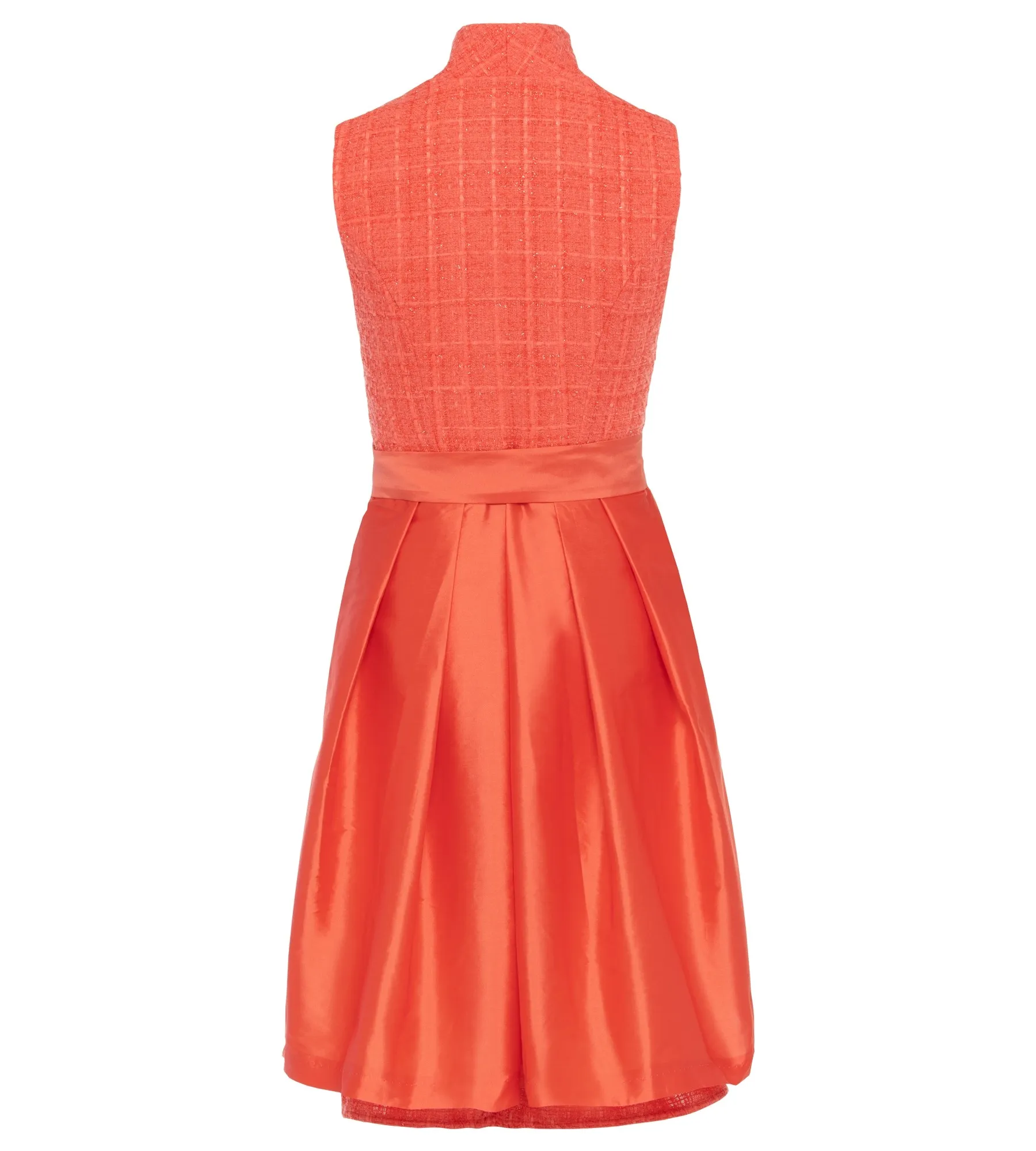 Brokat Dirndl in Apricot