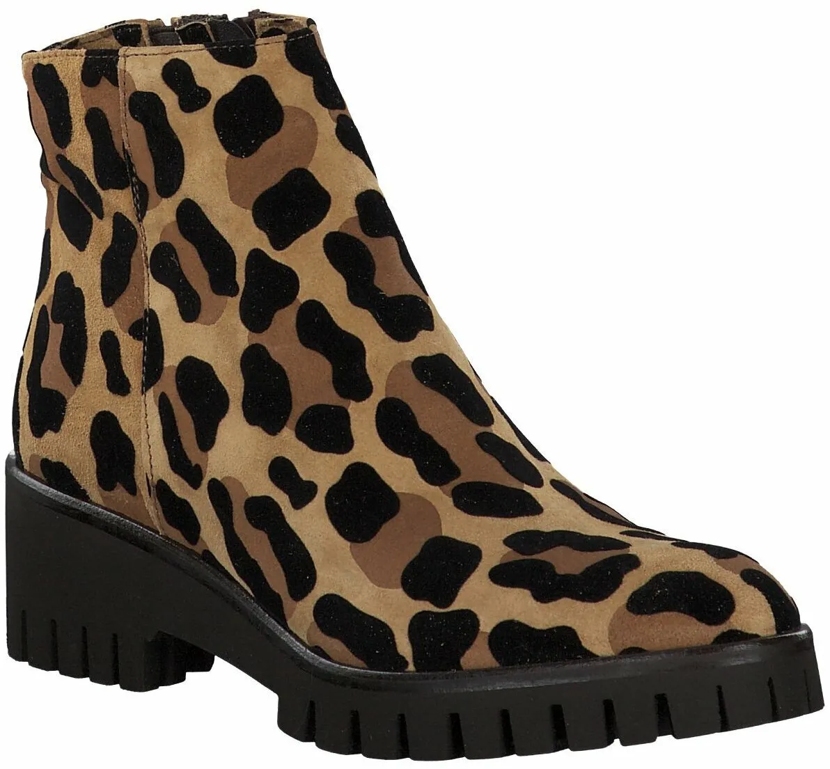 Damen-Boots aus Leder 102222787504 (Hellbraun)