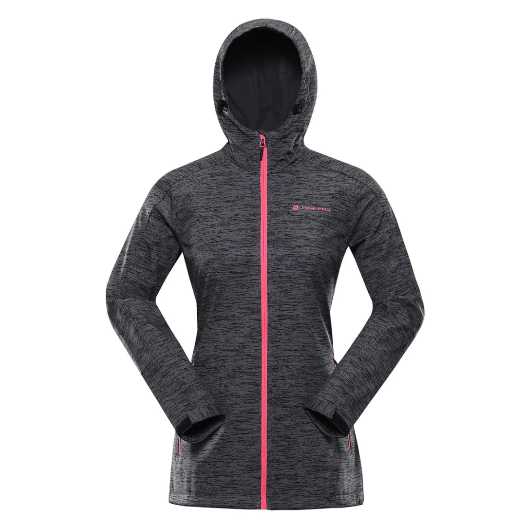 Damen-Softshelljacke mit DWR-Behandlung ALPINE PRO HERASA neutral / erdig S