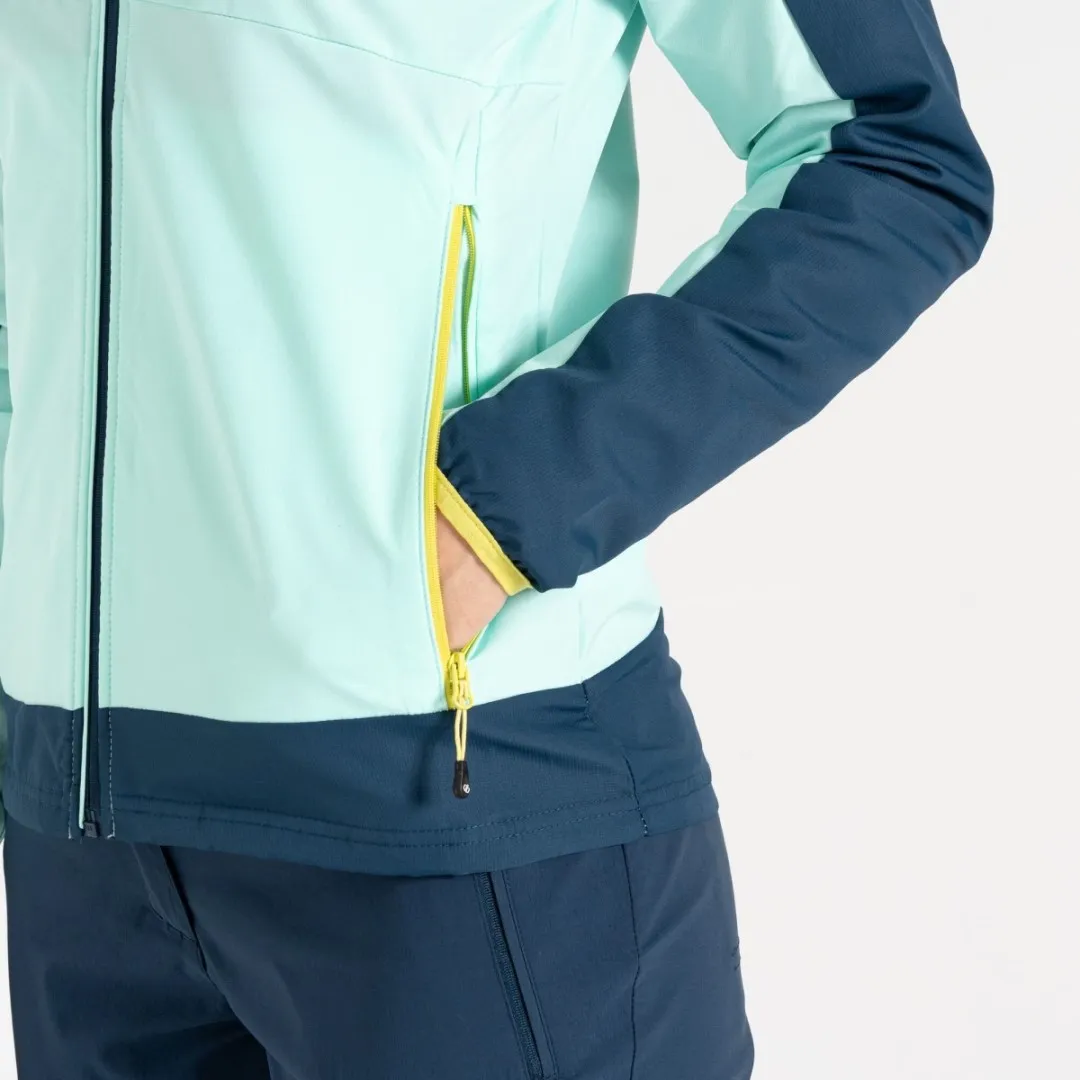 Dare2b AVIDLY II Damen Softshelljacke Türkis/Blau 40
