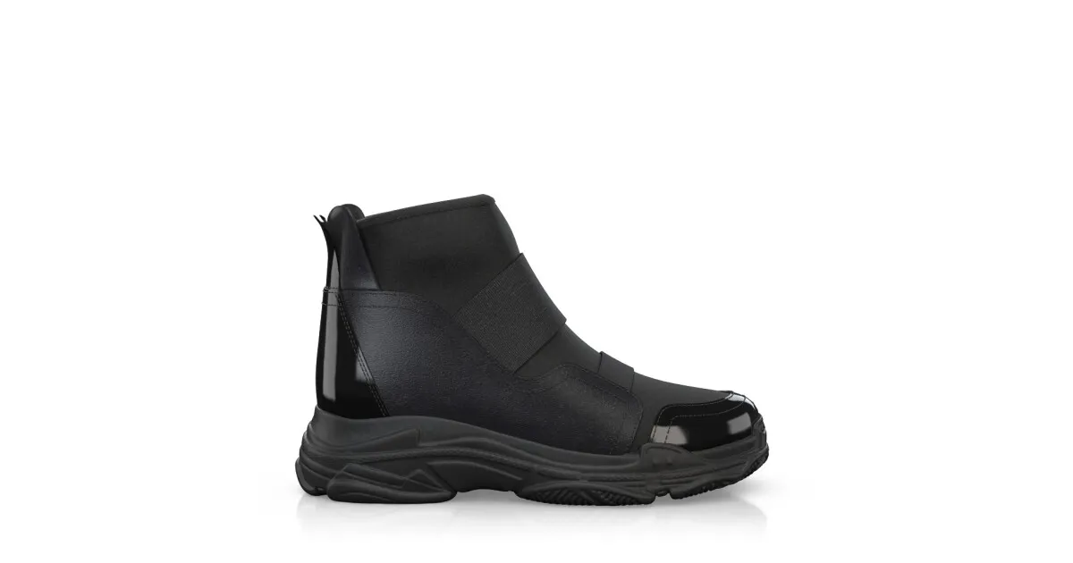 Dehnbare Sneakers mit Chunky Sole 61867