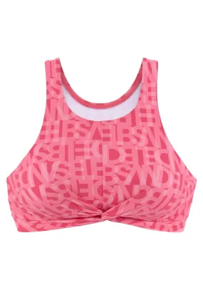 ELBSAND Crop-Bikini-Top Bikini Oberteil Damen koralle im Online Shop von kaufen
