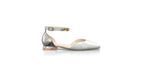 Flache Schuhe mit quadratischer Spitze