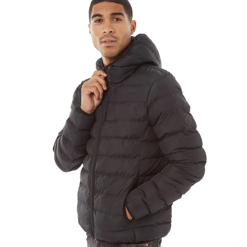 French Connection Herren Kapuzenjacke Schwarz