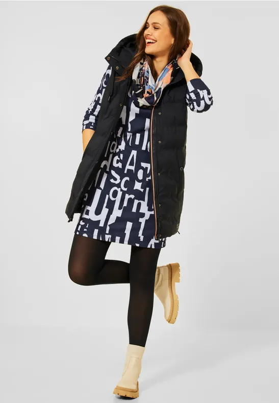 Jacquard Jersey Kleid