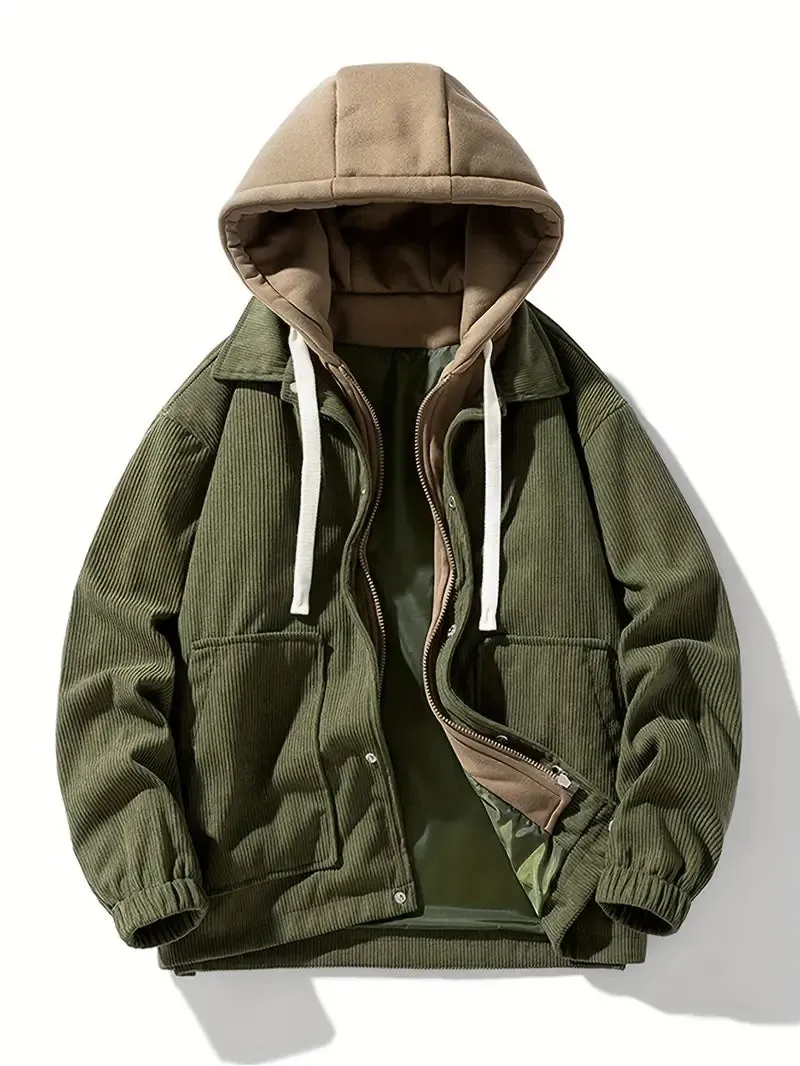 Klassische, lssige Utility-Kapuzenjacke mit Vintage-Cargo-Details