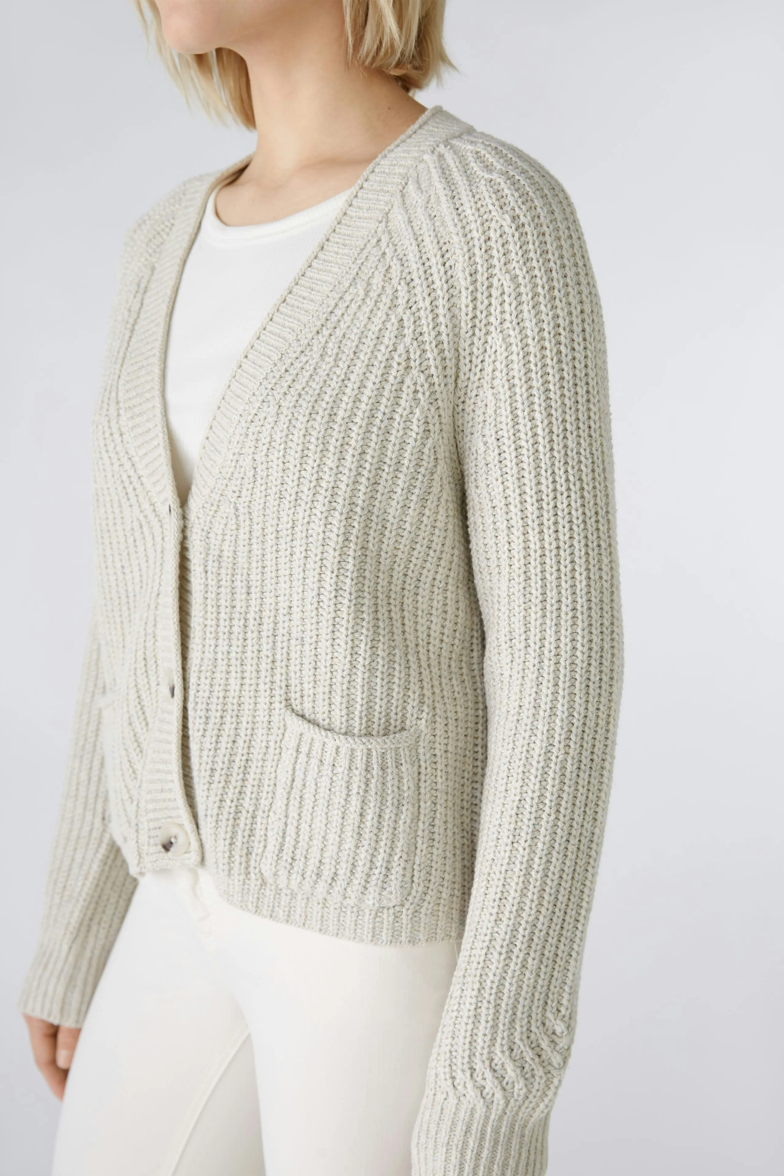 LAFONYA Strickjacke Baumwollmischung