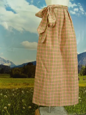lange Dirndlschürze karierte  Dirndl-Schürze Trachtenschürze TS544
