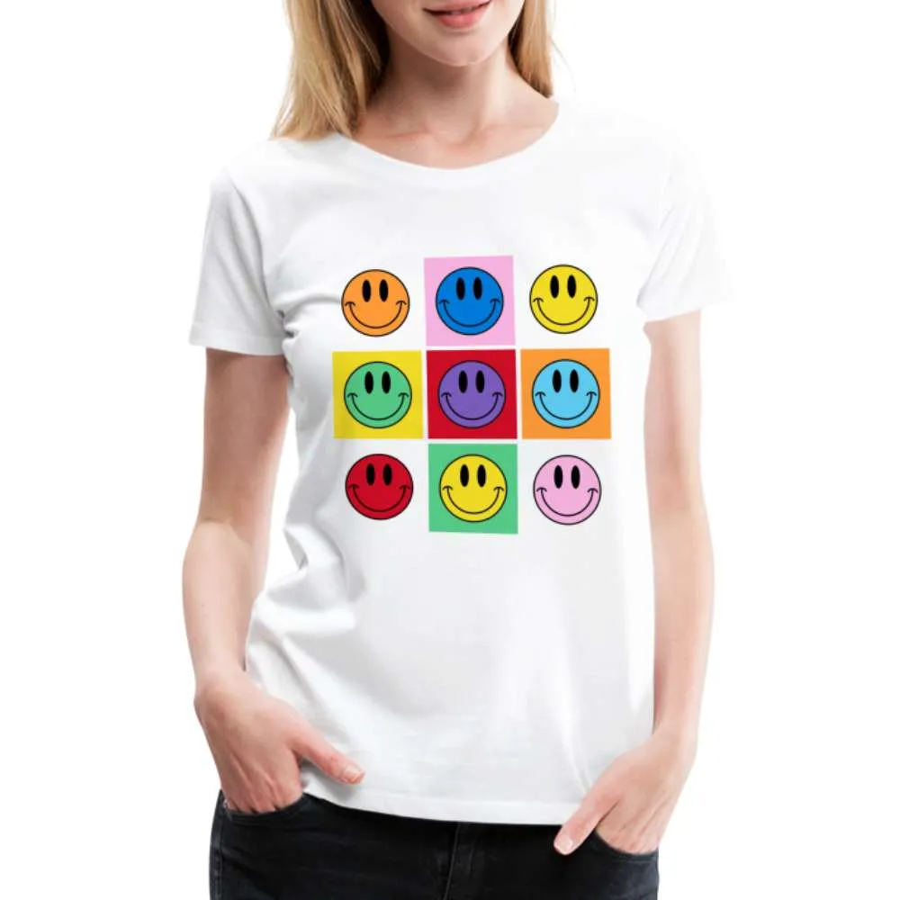 Lustiges Smiley Frauen Premium T-Shirt