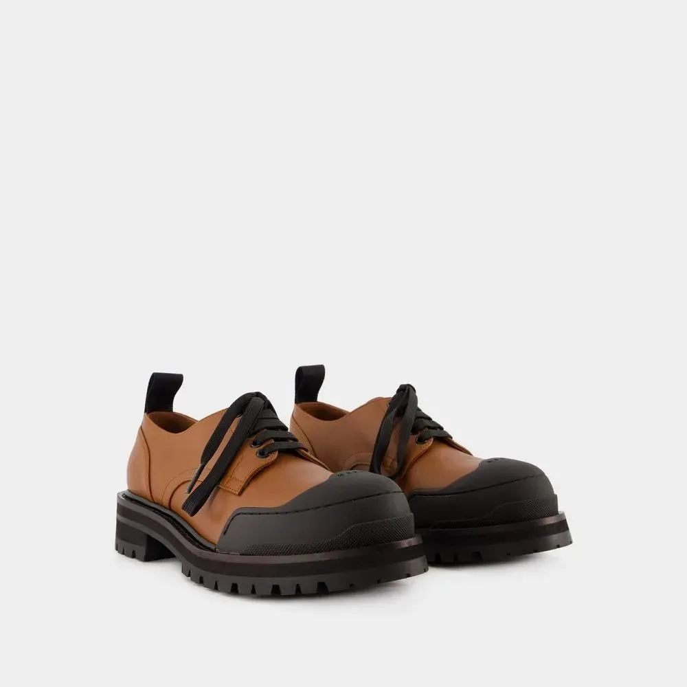   Marni  Dada Derbies - Leather - Brown Brown  Schnürschuhe 