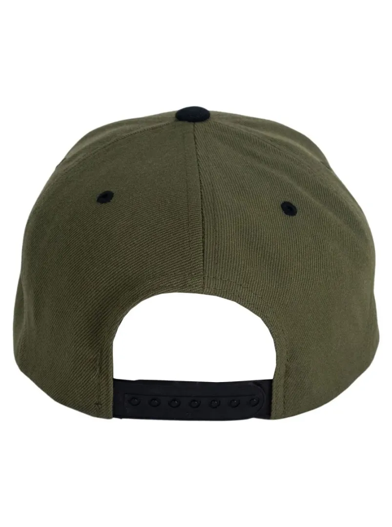 Meatfly Flanker Snapback Cap Oliv/Schwarz