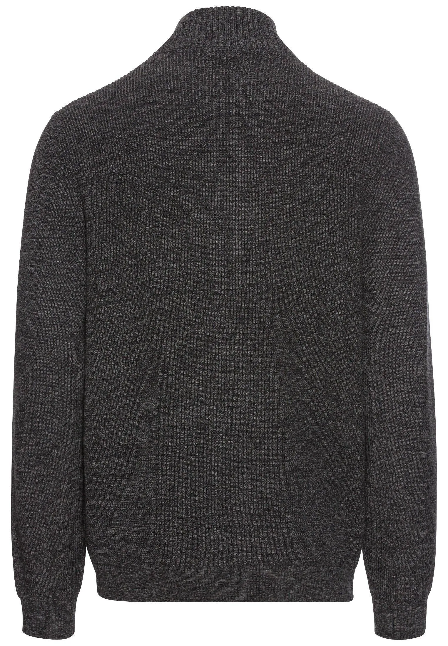 Melierte Strickjacke