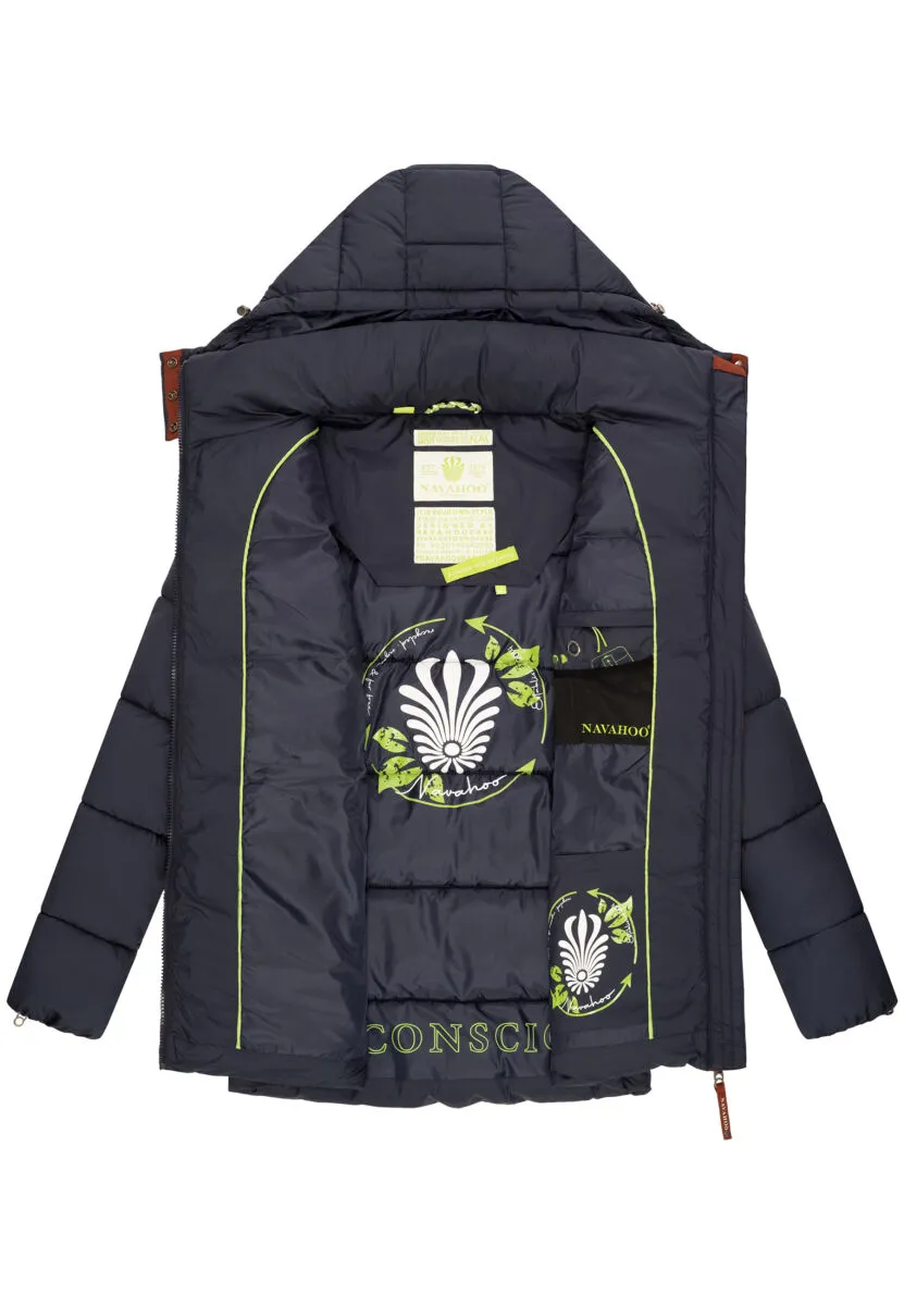 Navahoo Wattewölkchen ladies quilted jacket Navy Größe M - Gr. 38