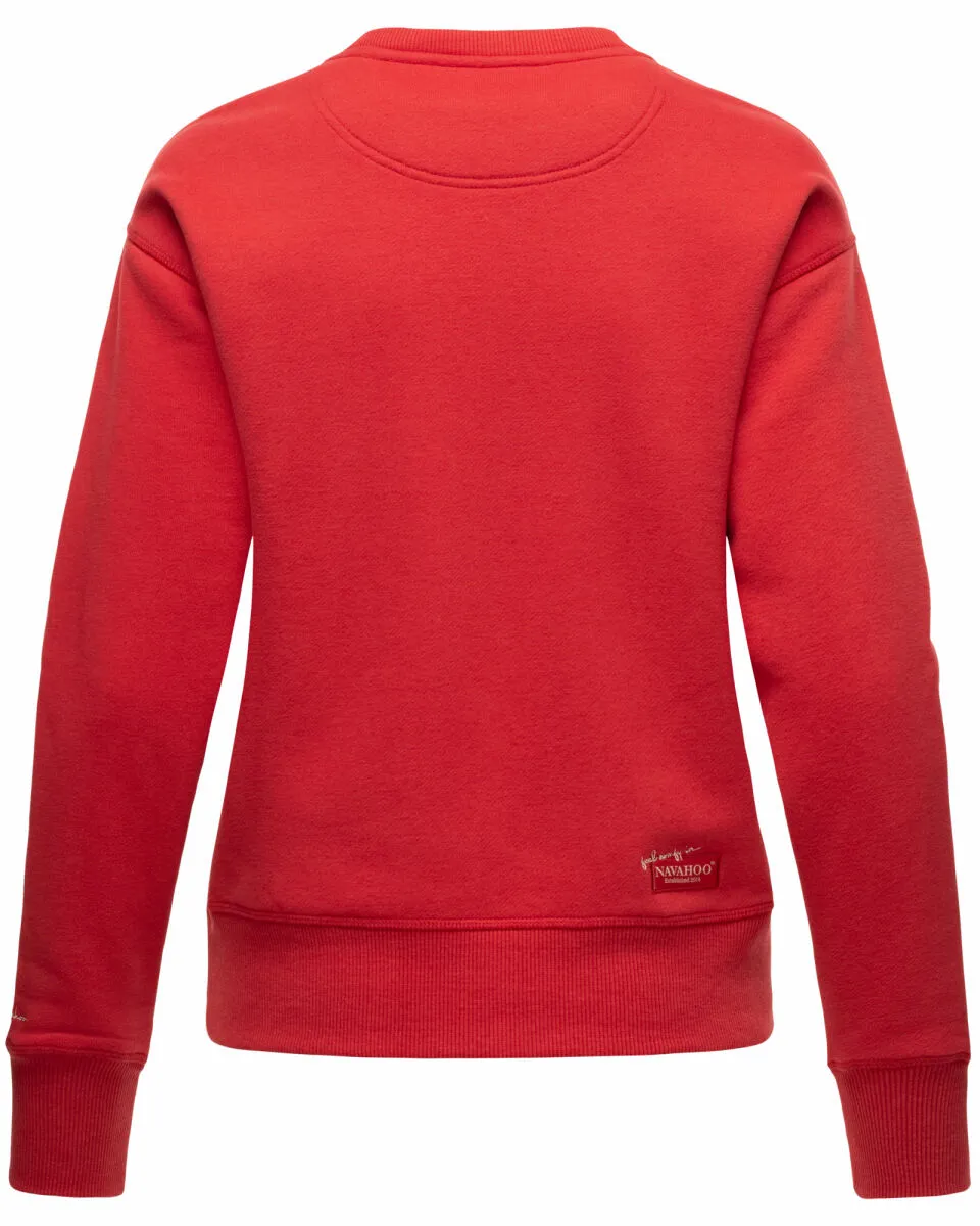 Navahoo Zuckerschnecke ladies sweater sweatshirt sweater Rot Größe M - Gr. 38