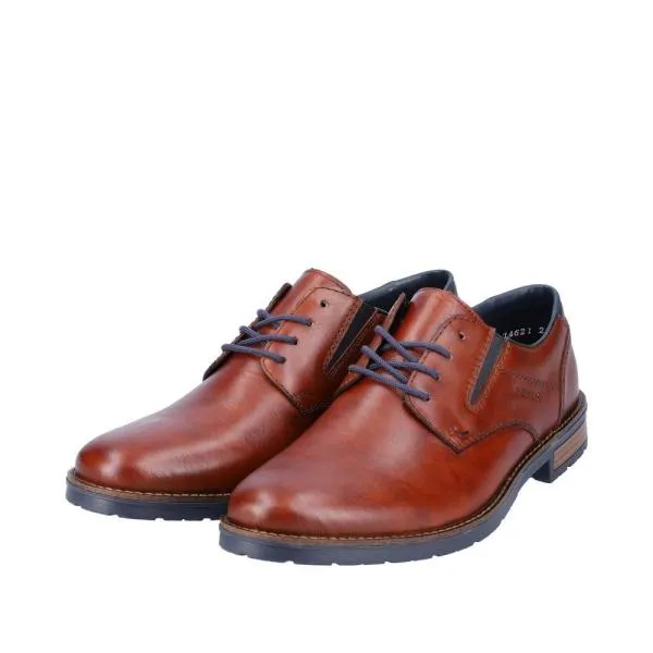 Rieker Herren Schnürschuhe kastanienbraun  S23  14621-24