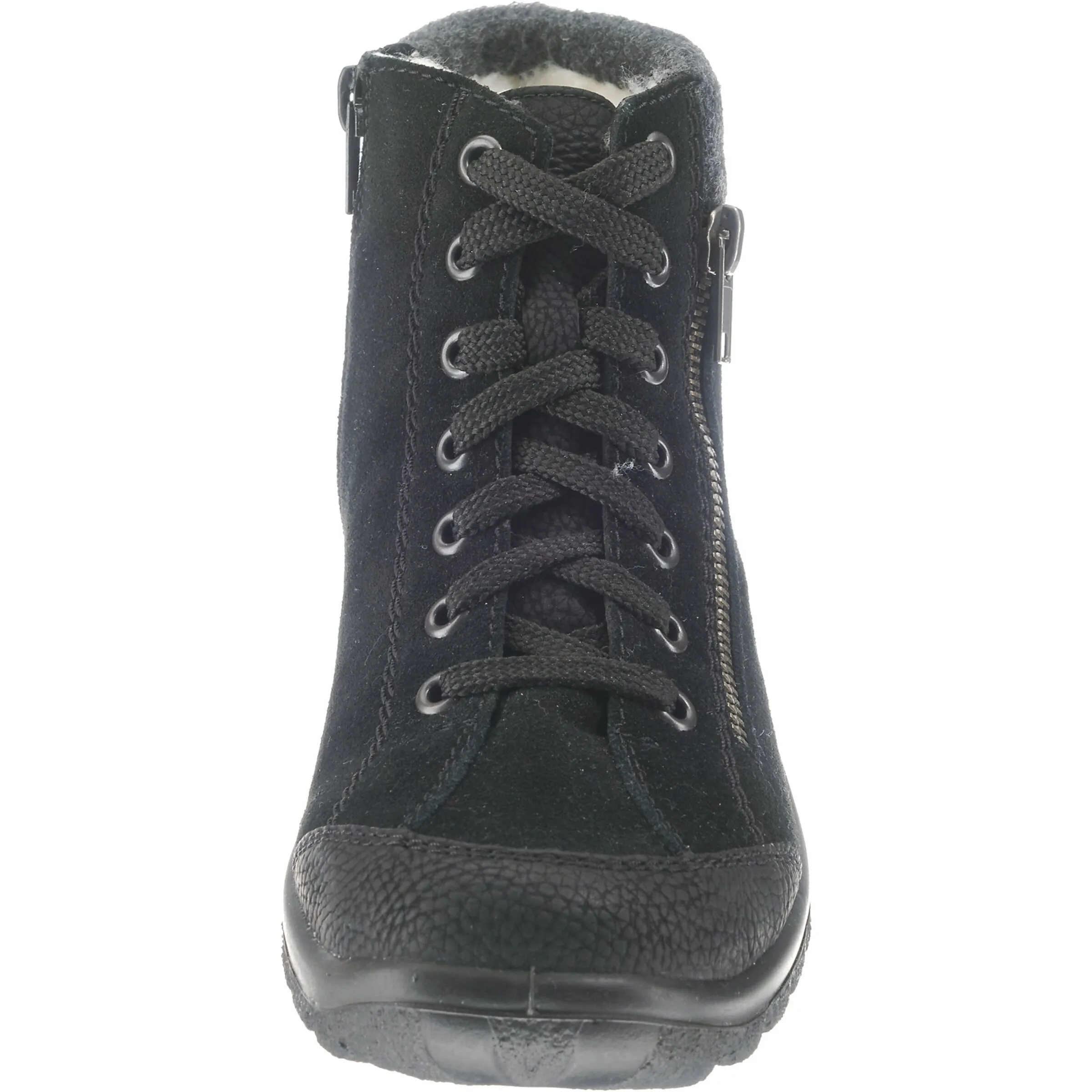 Rieker Schnürstiefelette in Schwarz