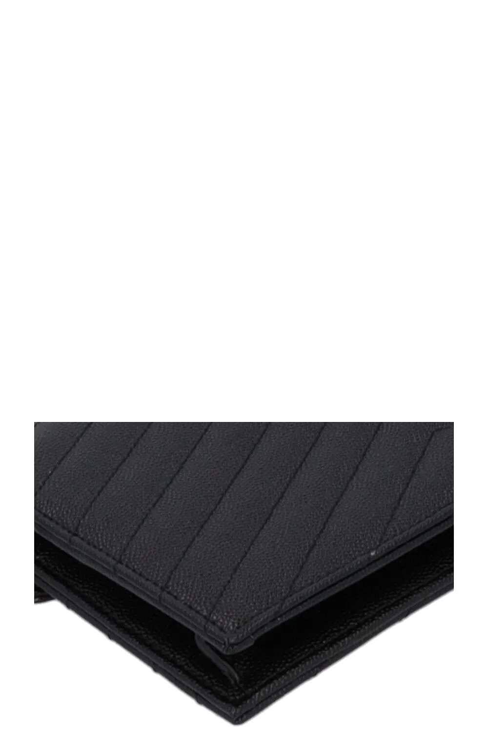 SAINT LAURENT Cassandre WOC Bag Leather Black