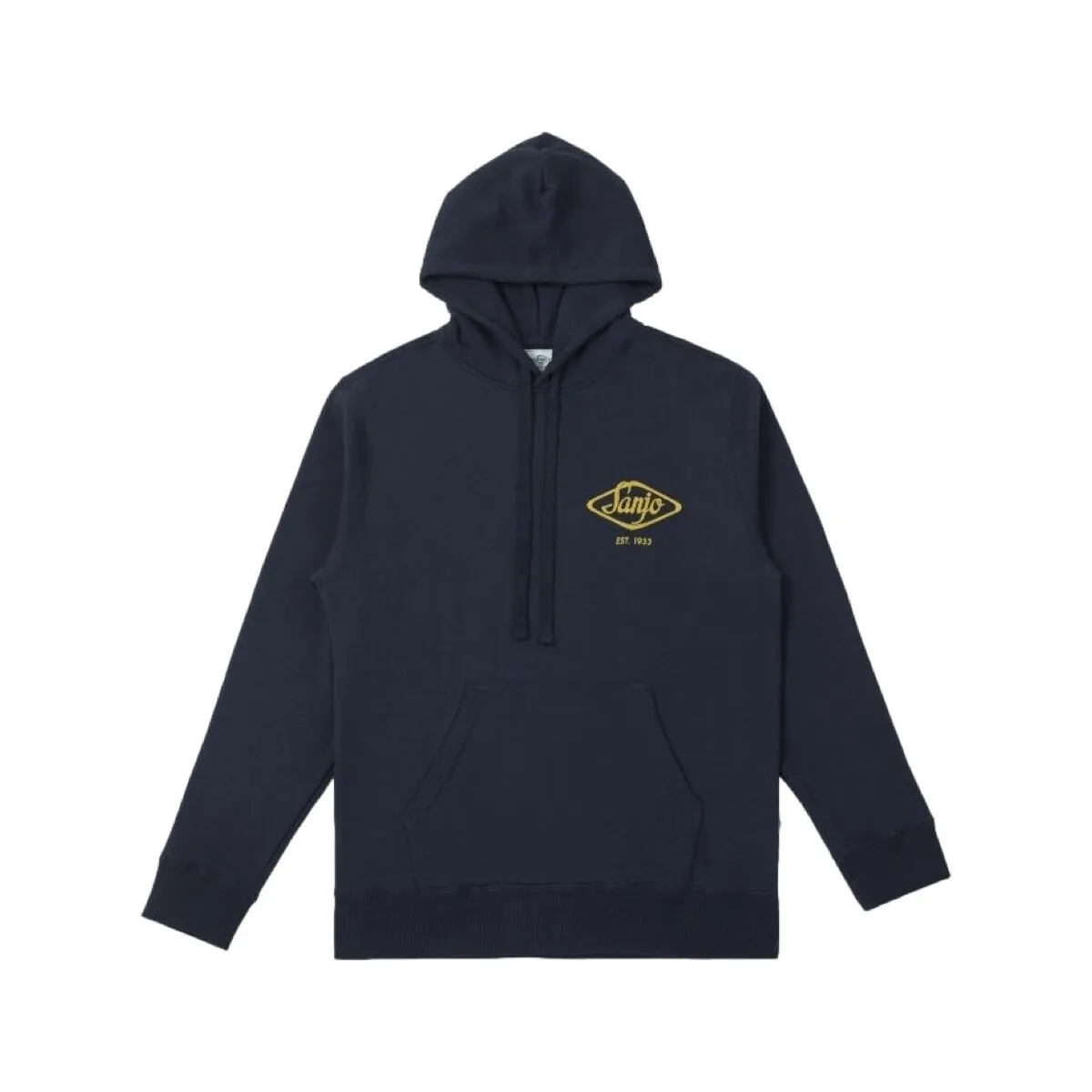 Sanjo - Hooded Flocked Logo - Navy