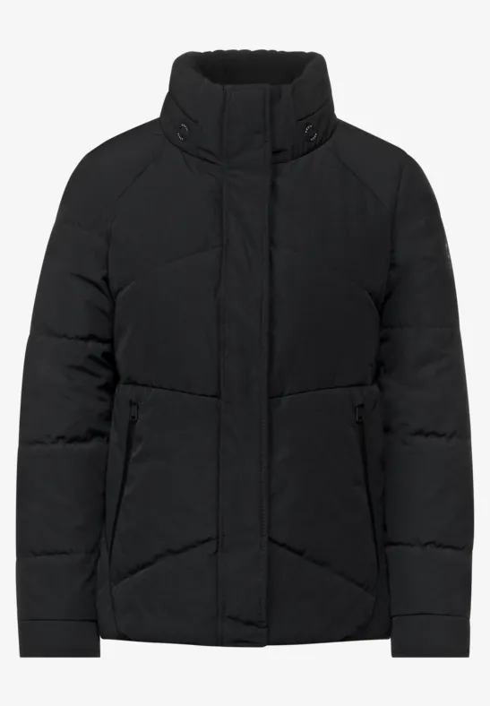 Steppjacke in Unifarbe