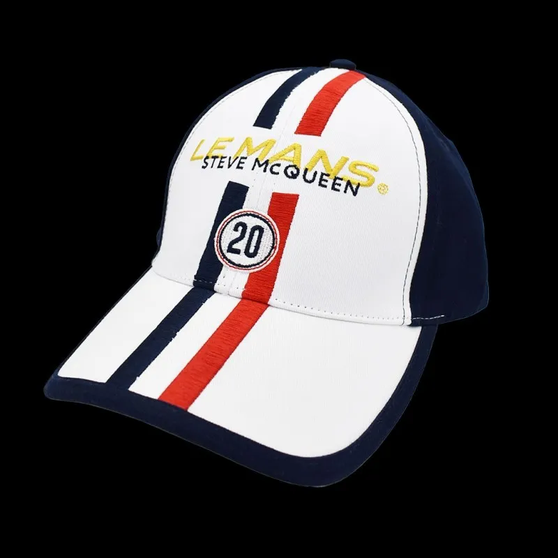 Steve McQueen Cap Le Mans - Weiß / Dunkelblau SQ221KS620-002