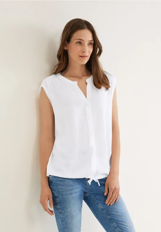 Street One Bluse in Crinkle Optik 