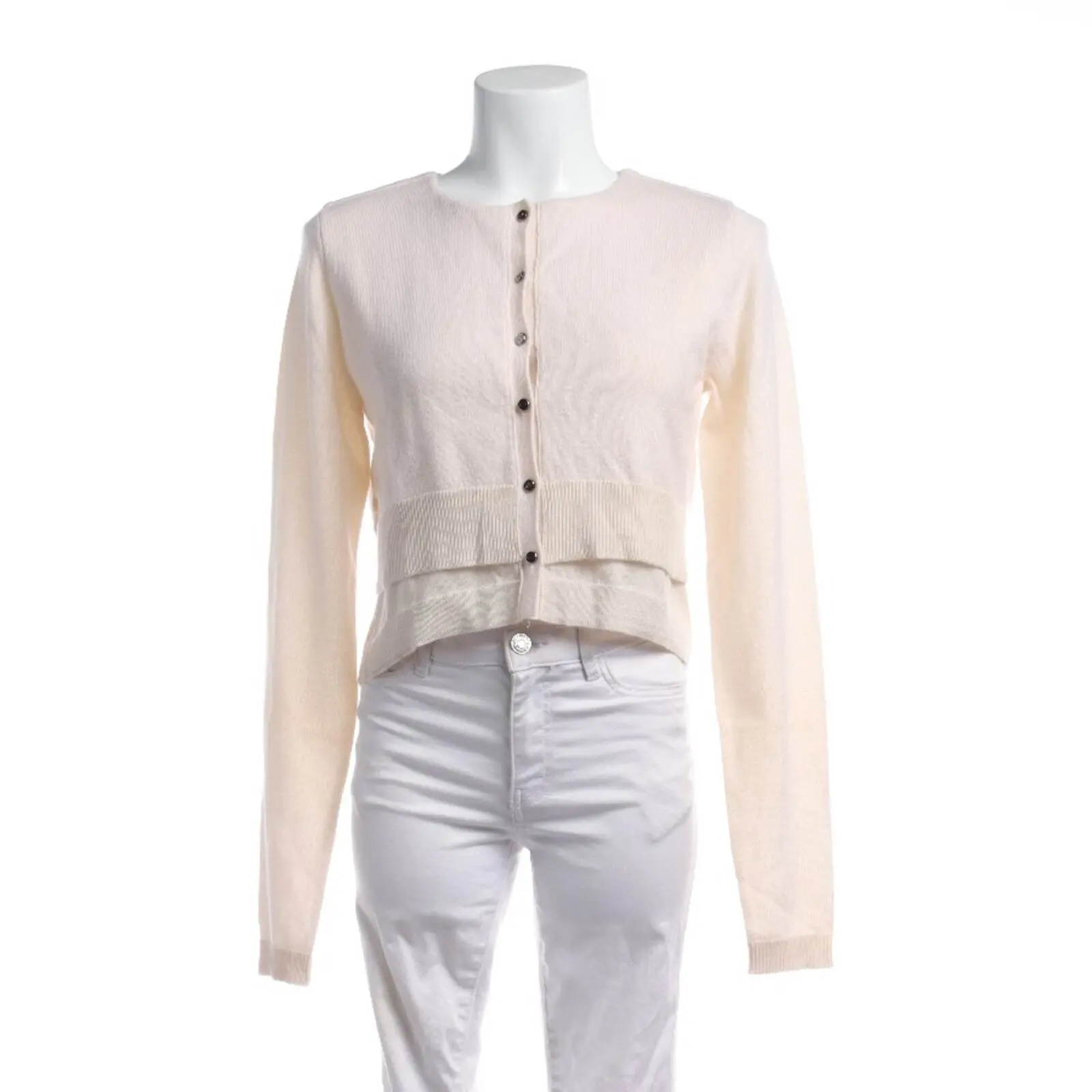Strickjacke 38 Beige