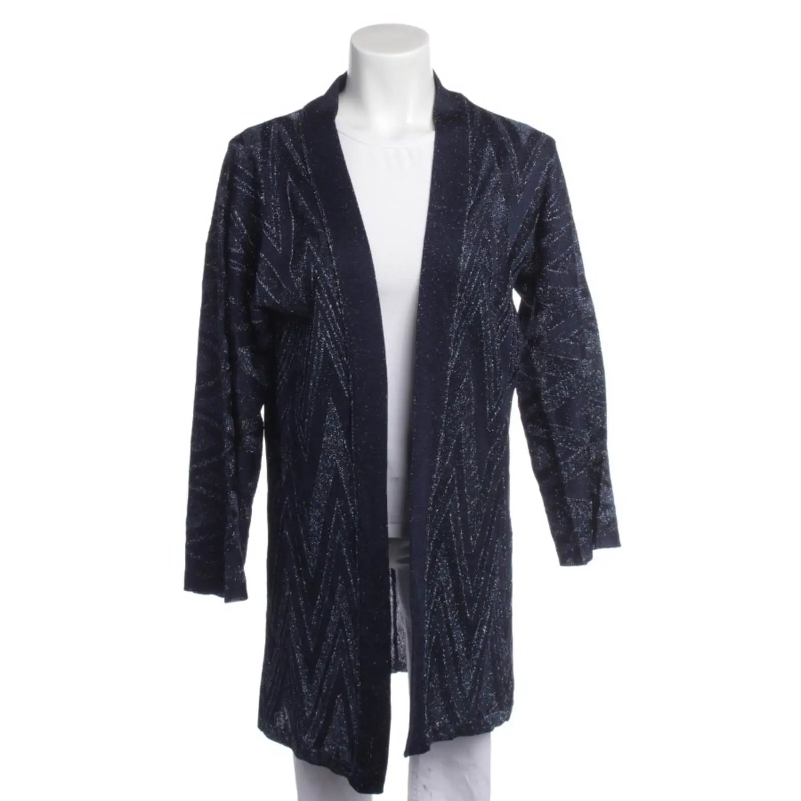 Strickjacke S Blau