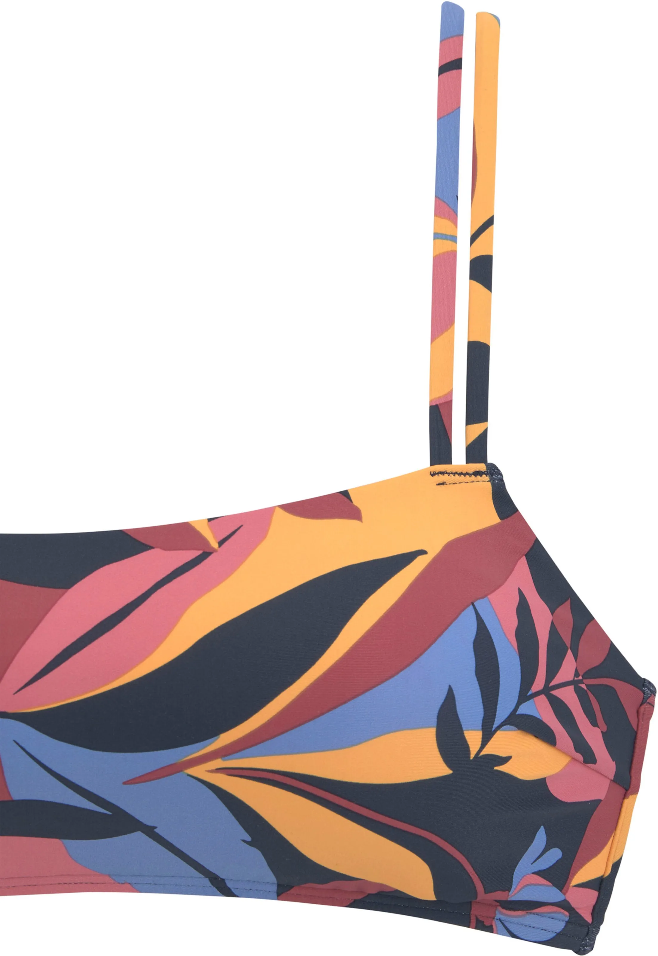 Sunseeker Bustier-Bikini in marine-rostrot
