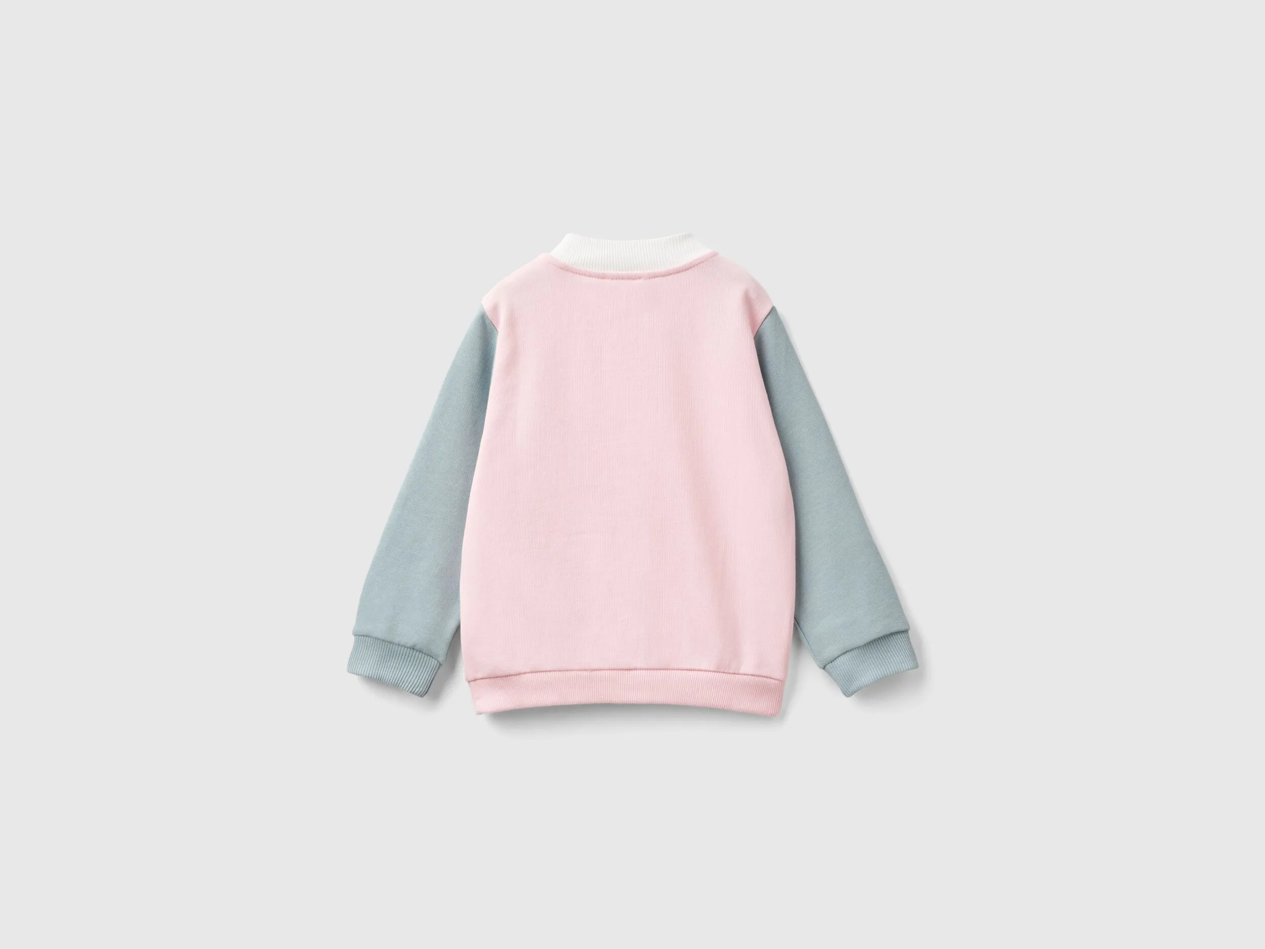 Sweater mit Reißverschluss aus Bio-Baumwolle