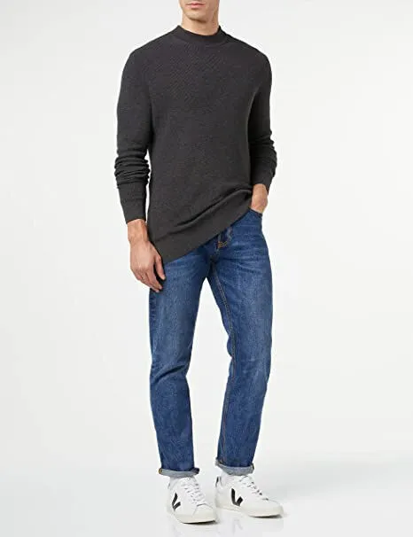 Tom Tailor cosy knit sweater out of yak grau