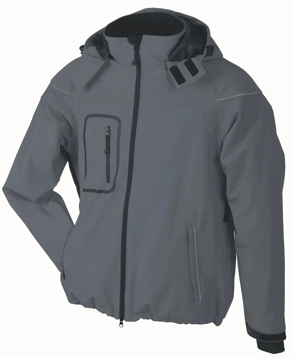 Wattierte Winter Softshelljacke | Herren