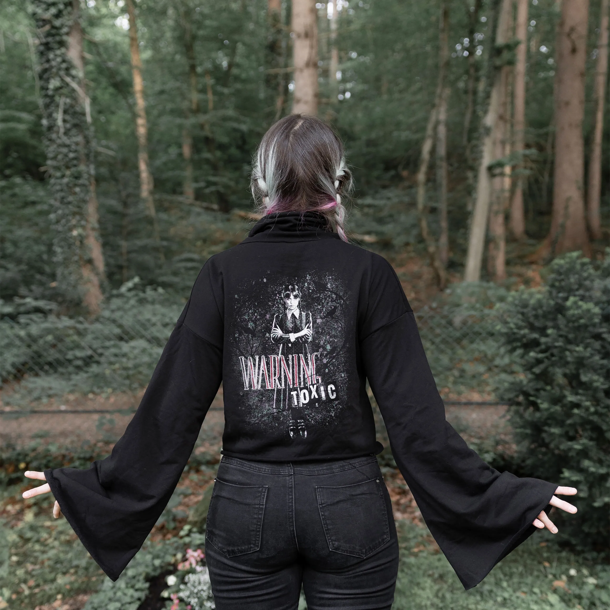 Wednesday - Toxic Crop Kapuzen Sweater | Elbenwald